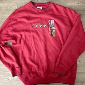 Vintage Embroidered Golf Crewneck